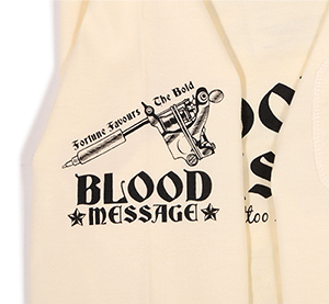 BLLT-1060 OFF-WHITE/BLACK | a |  BLOOD MESSAGE | TVc