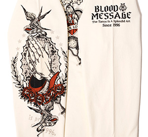 BLLT-890 OFF-WHITE/BLACK | a |  BLOOD MESSAGE | TVc